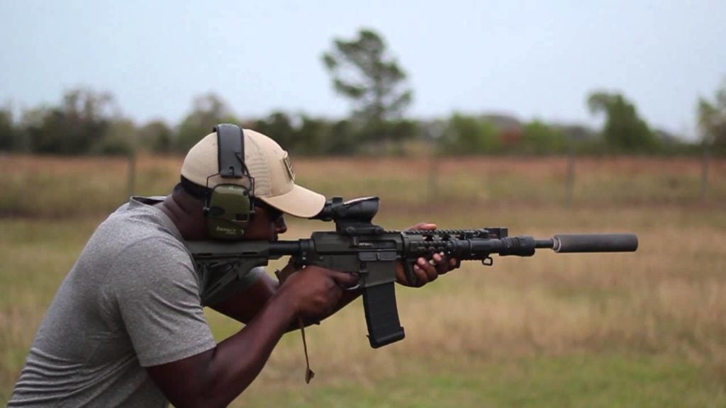 ar15 with suppressor