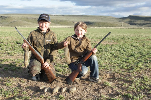 varmint hunting with kids