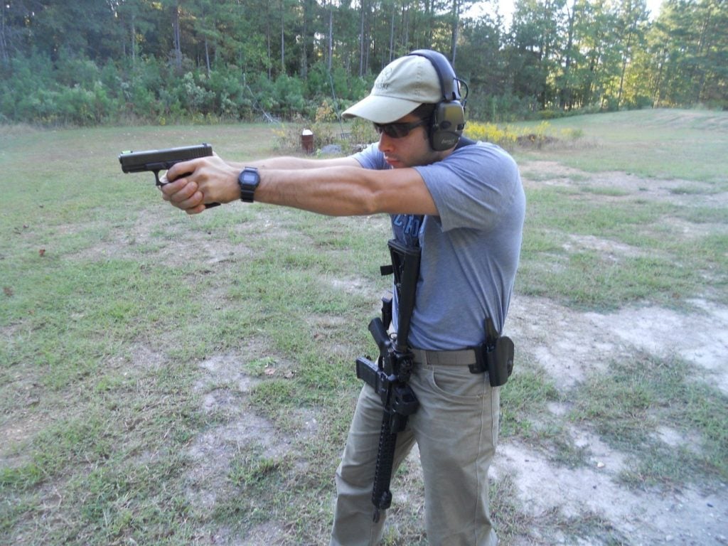 3gun pistol shooting