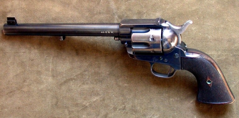 Colt SAA with Hammer on Empty Chambe