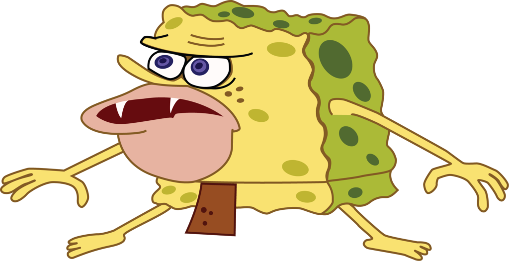 spongebob primitive meme