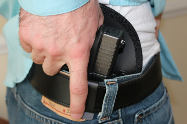 Concealed carrying inside waistband
