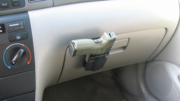 External glove box holster