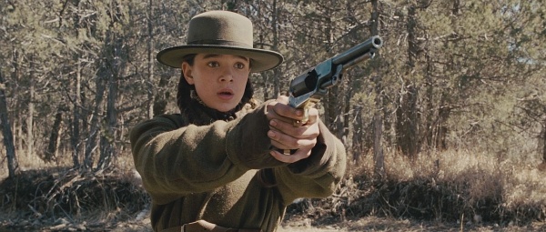 Mattie Ross holds Colt Dragoon in True Grit