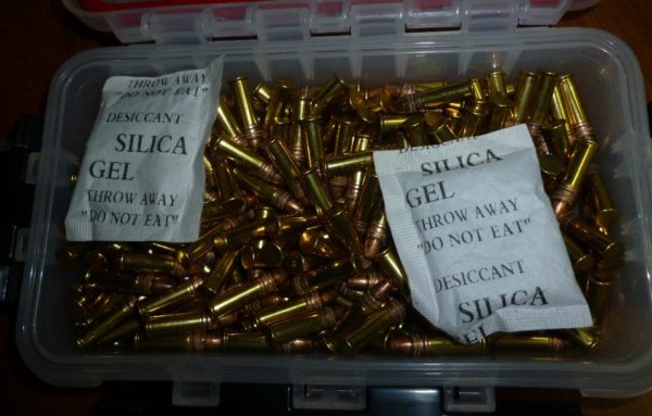 Mini-Ammo Storage Box with Silica Gel Packs