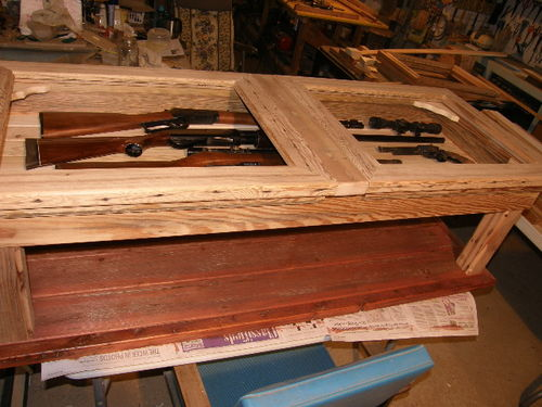 firearm display coffee table
