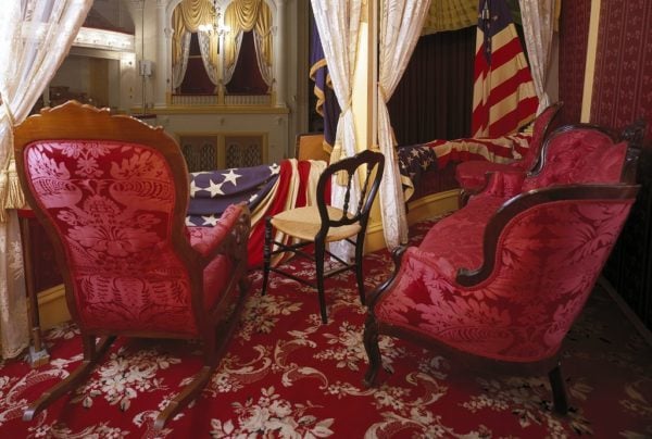 Ford's Theatre Box Where Abraham Lincoln Was Shot, April 14, 1865
