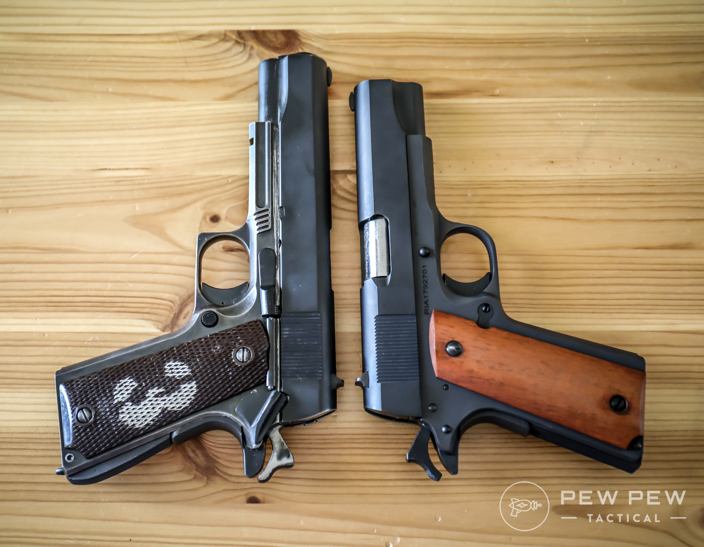 Rock Island Midsize 1911 vs Fullsize