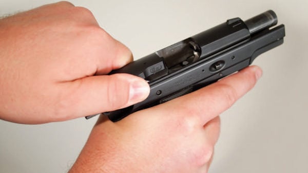 Unloaded Pistol for Dry Fire