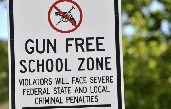 gun free school zone sign