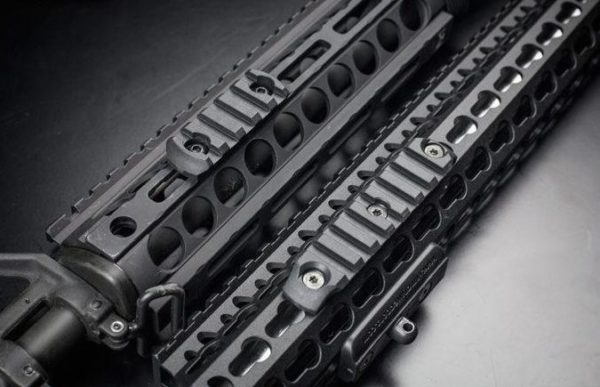Left: M-LOK, Right: KeyMod