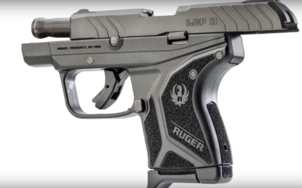 Ruger LCP II with Slide Locked Back