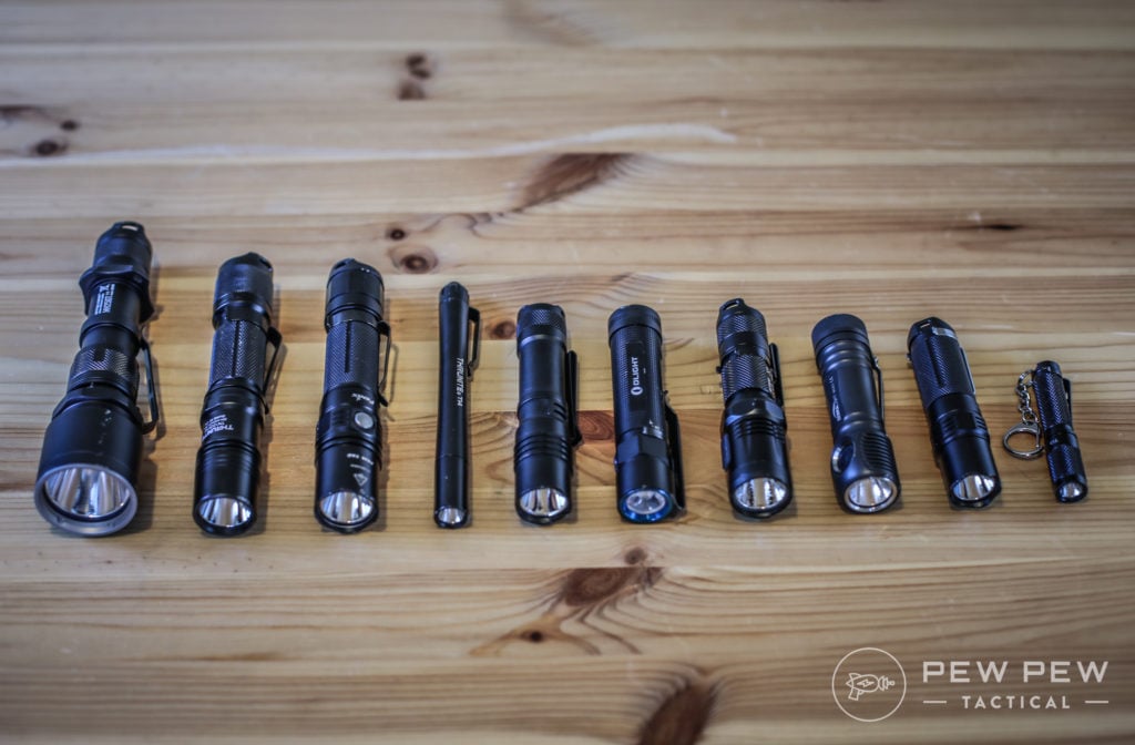 Fenix Flashlight Comparison Chart