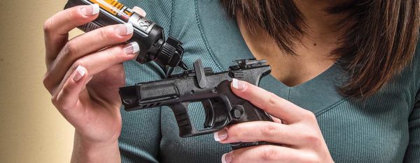 Cleaning internal parts of firearm