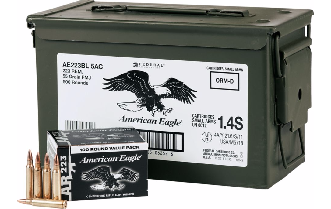 Federal .223/5.56 Ammo Can - $.05/round Off