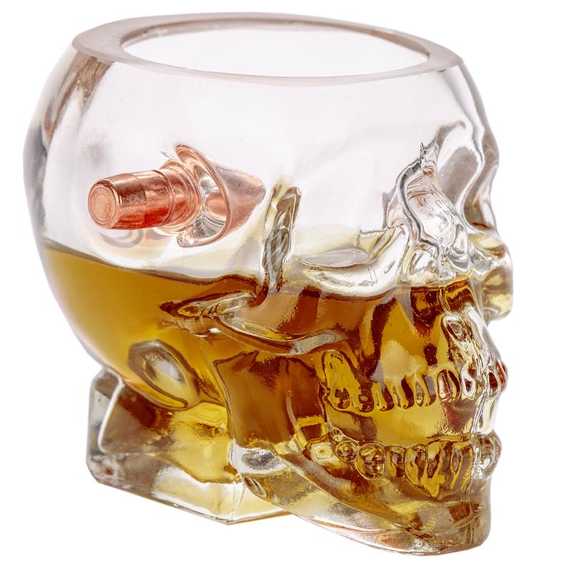 Head Shot Shot Glass Lucky Shot