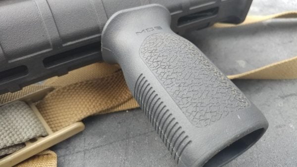 Magpul M-LOK Vertical Grip on the Author's Mossberg