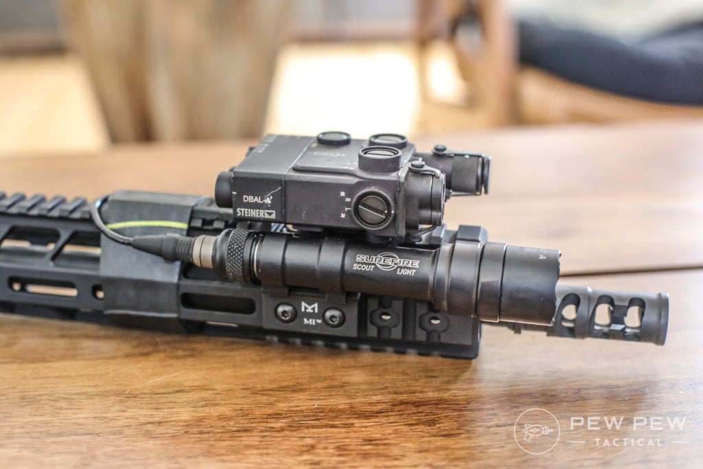 シュタイナー DBAL-A3を搭載したSureFire M600Scout