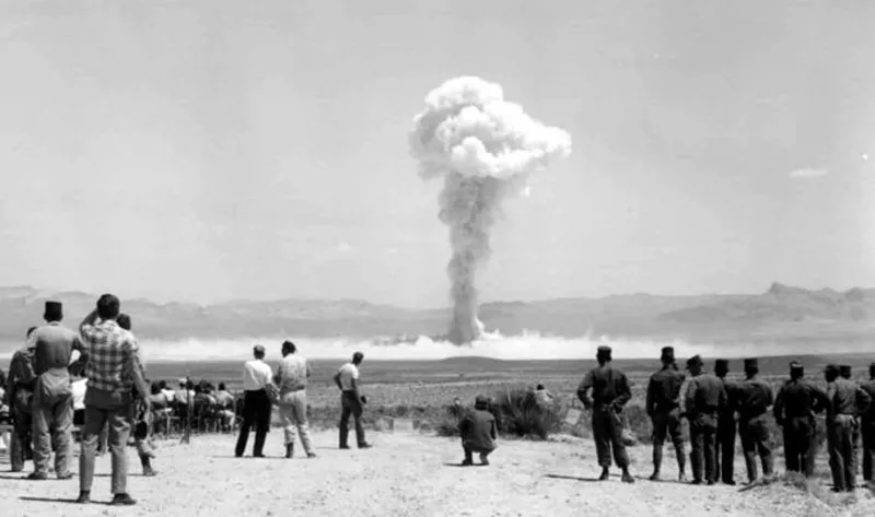 Davy Crockett Nuclear Rifle Test Fire