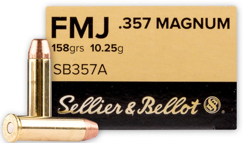 Sellier & Bellot .357 Mag 158 Grain FMJ