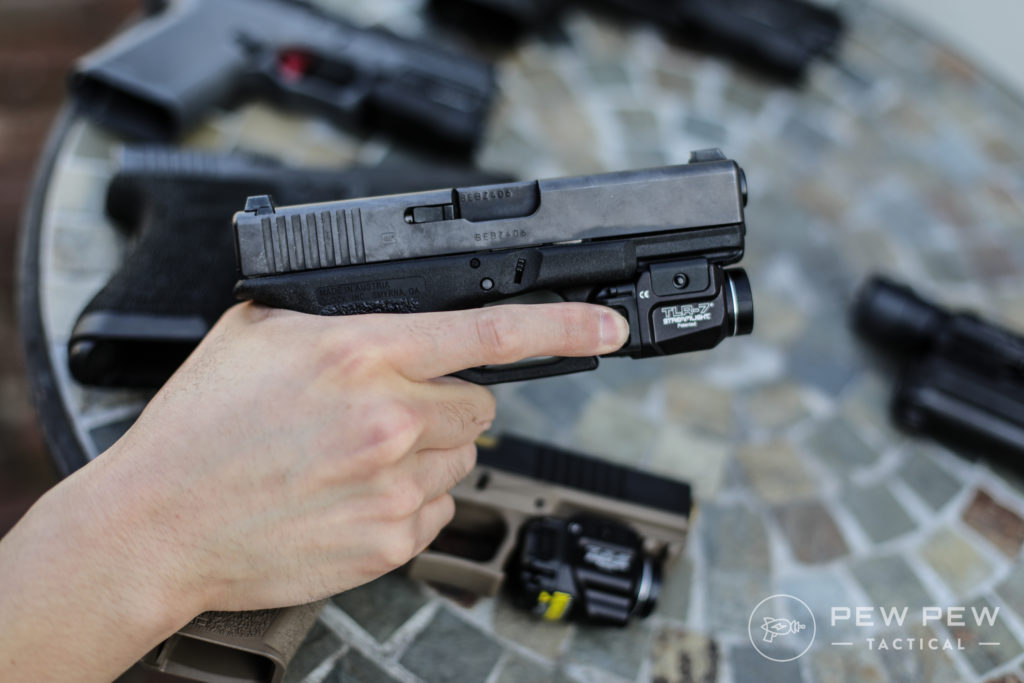 TrustFire GM21 510 Lumen LED Tactical Pistol Light – Rail Mount For Glock 17/19/22, M&P M2.0