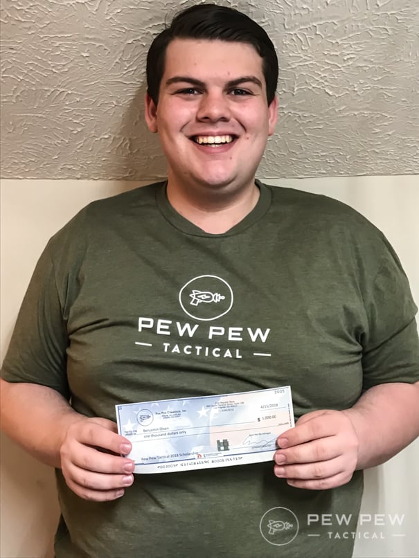 2018 Pew Pew Tactical Scholarship Winner