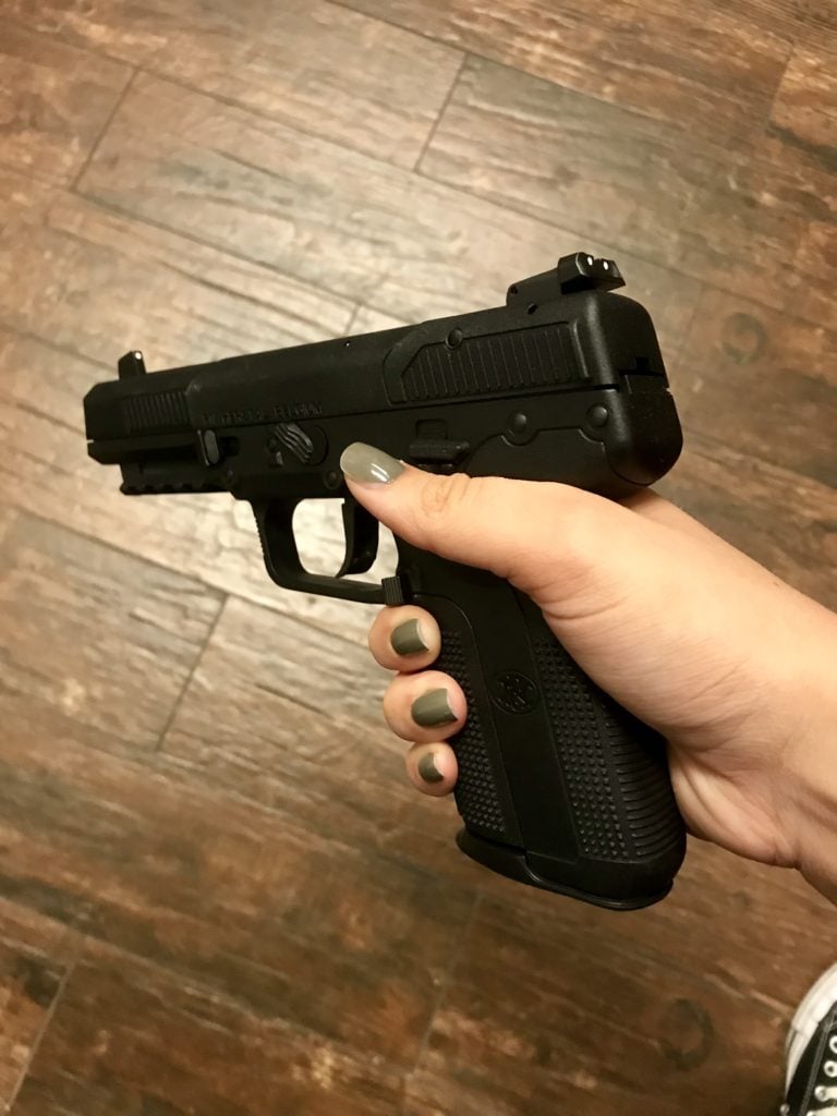 Five-SeveN in hand