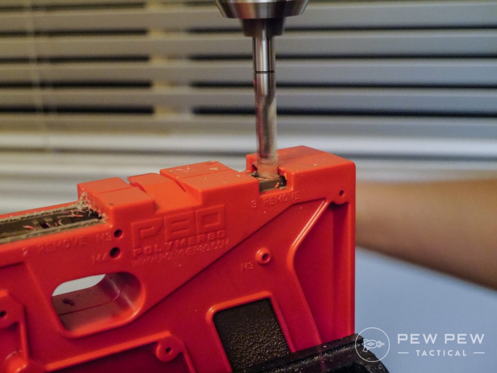 Milling Through Rear Segment