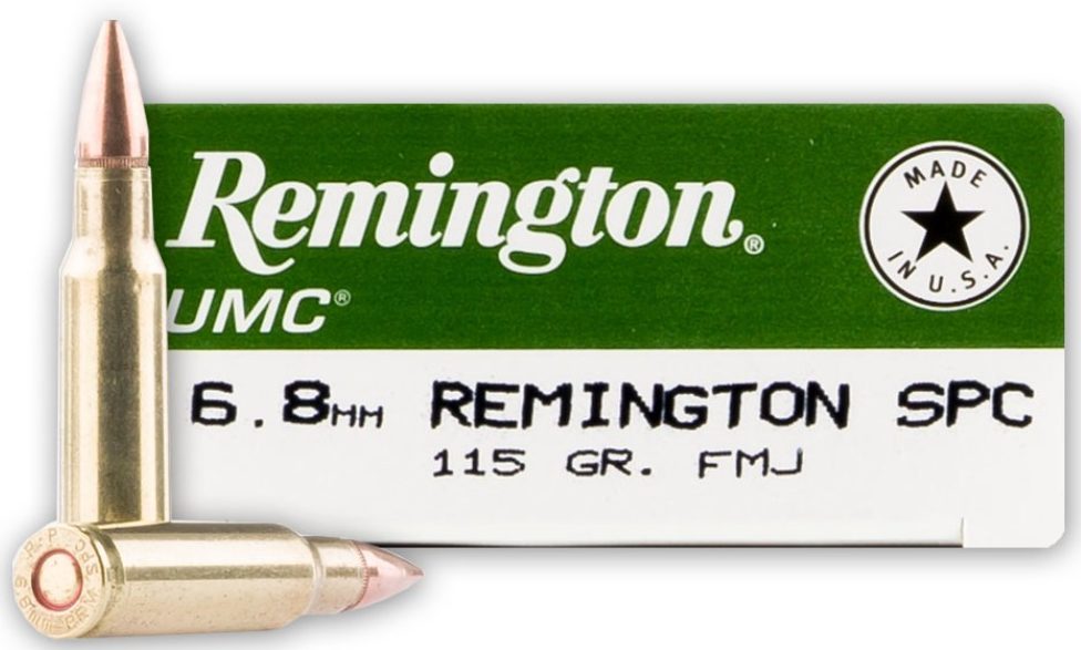 Remington UMC 115gr 6.8 SPC - 20 Rounds