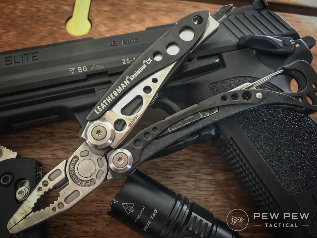 Leatherman Skeletool CX and Friends