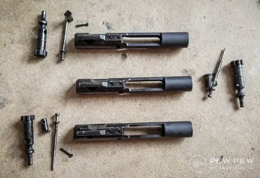 PSA BCGs Disassembled