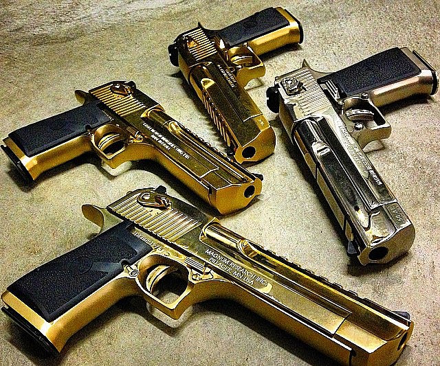 Golden Desert Eagles