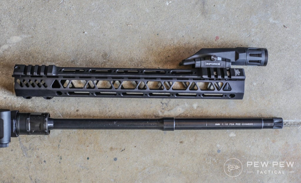 PSA 9mm Upper Barrel and Handguard