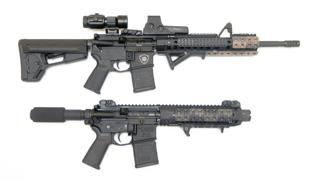 AR-15 Rifle Vs. Pistol