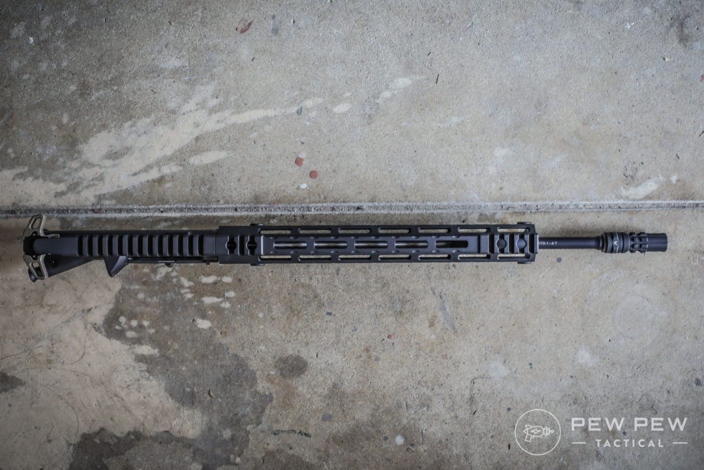 Top of Upper with Faxon Pencil Barrel