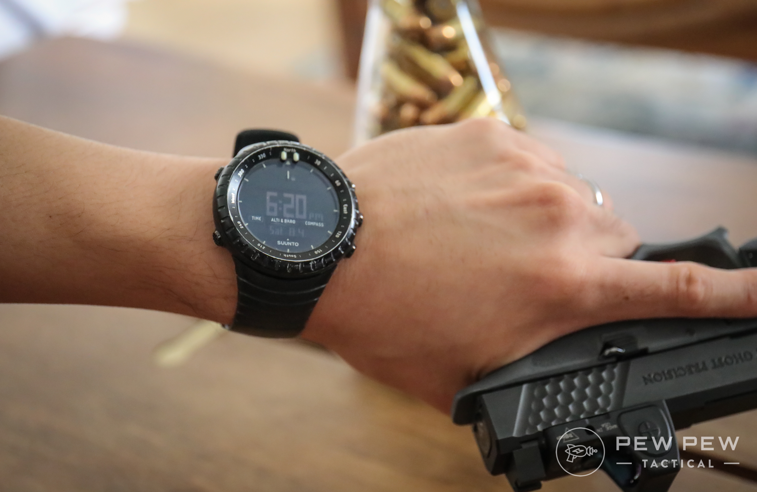 Suunto Core with Grey Ghost Slide