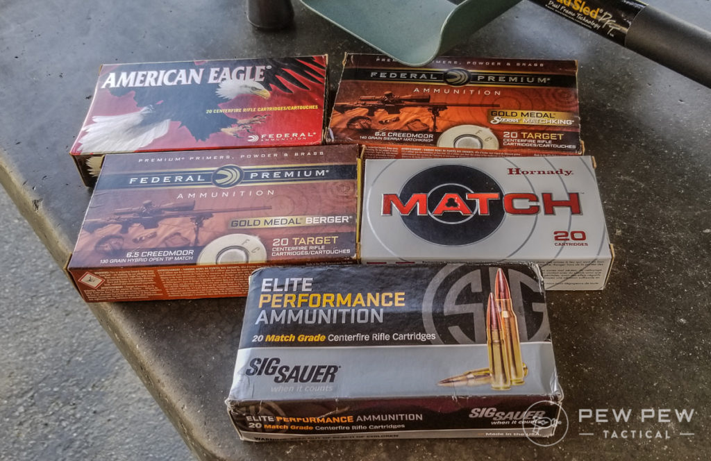 Tested 6.5 Creedmoor Ammo