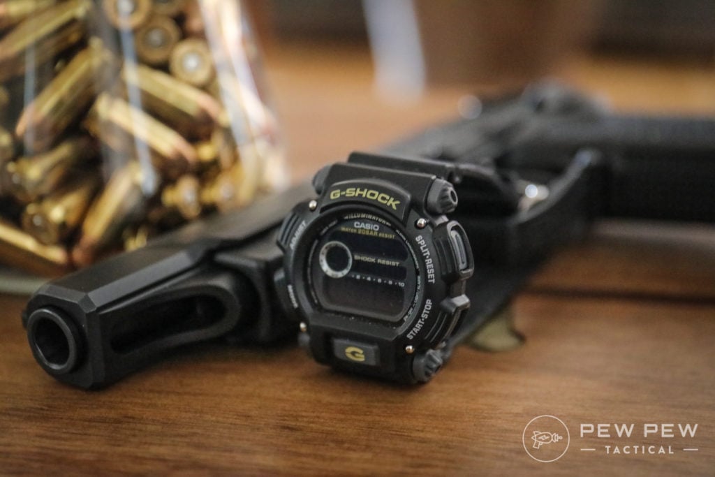G-Shock Black on Black Screen