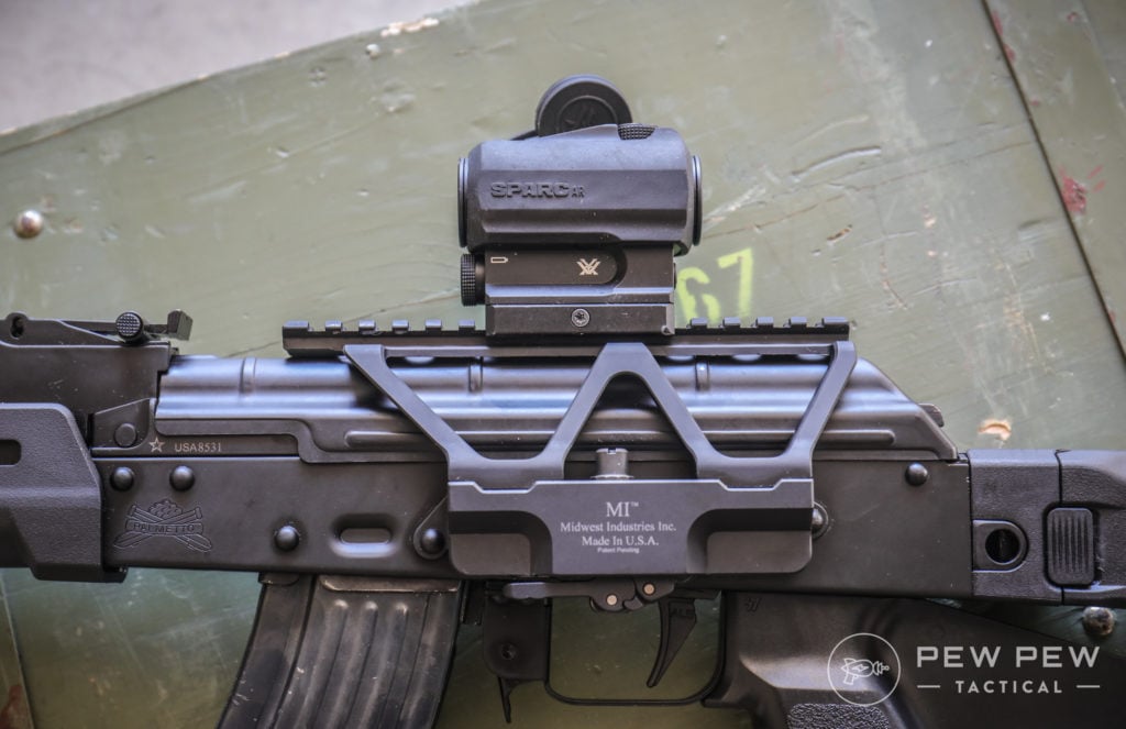 Midwest AK Optics Mount with Vortex