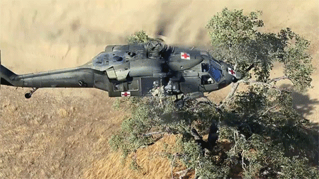 Blackhawk medical chopper