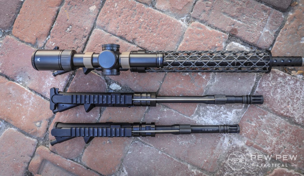 PSA AR-15 Pistol Uppers vs Mid-Length Gas System