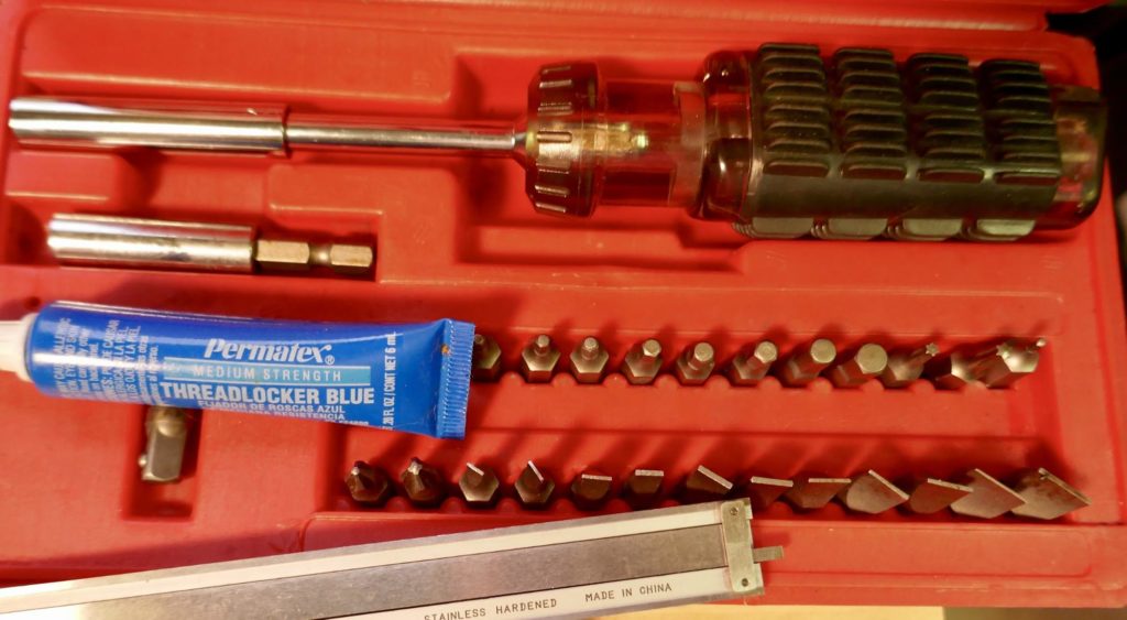 Proper screwdriver bits are a must when working on firearms.