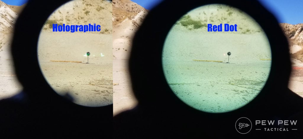 Holographic vs Red Dot 3x