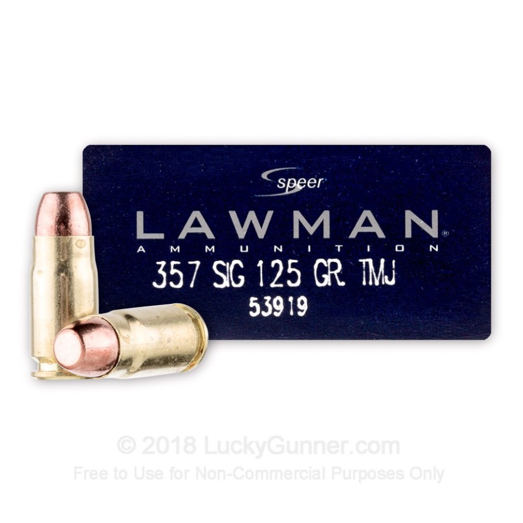 Speer Lawman 357 sig