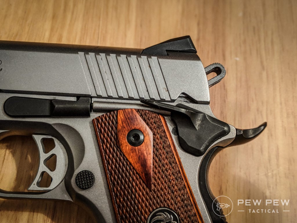 SR1911 Trigger and Thumb Safety