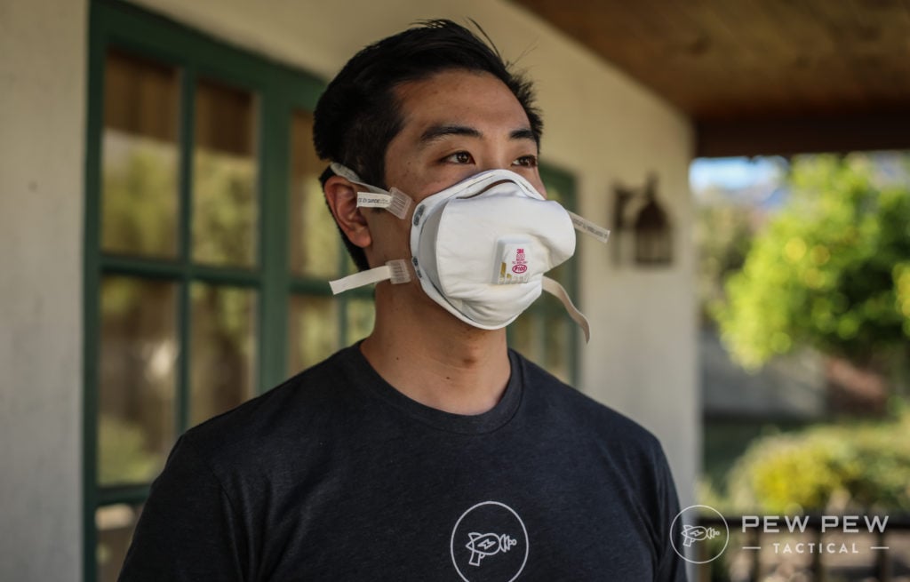 Wearing the 3M P100 Respirator