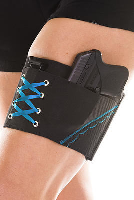 Can Can Concealment Shebang Garter Holster Blue