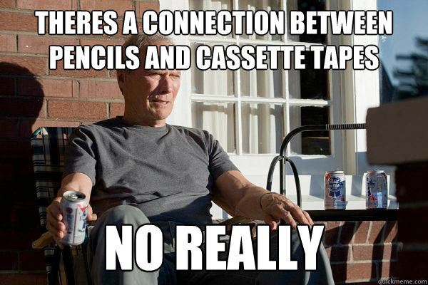 Clint Eastwood cassette tape meme