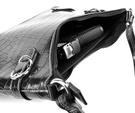 CrossBreed Purse Defender in bag