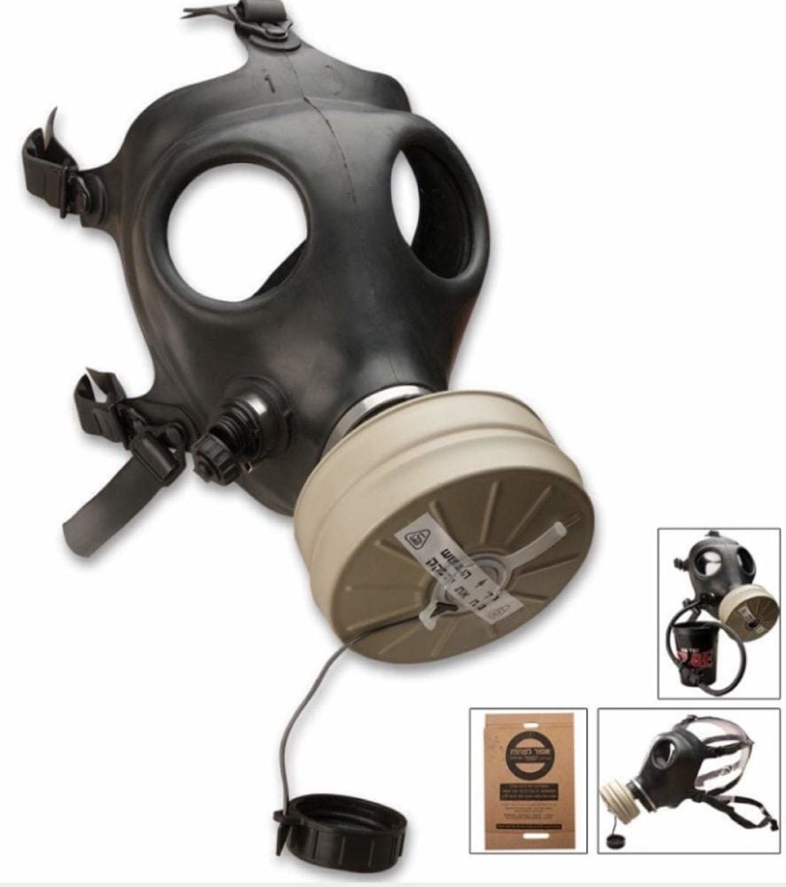 Product Image for Israeli Rubber Respirator Mask NBC Protection